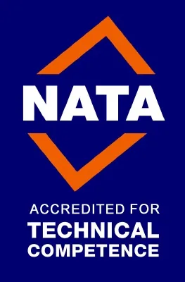 NATA Accredited for Technical Competence