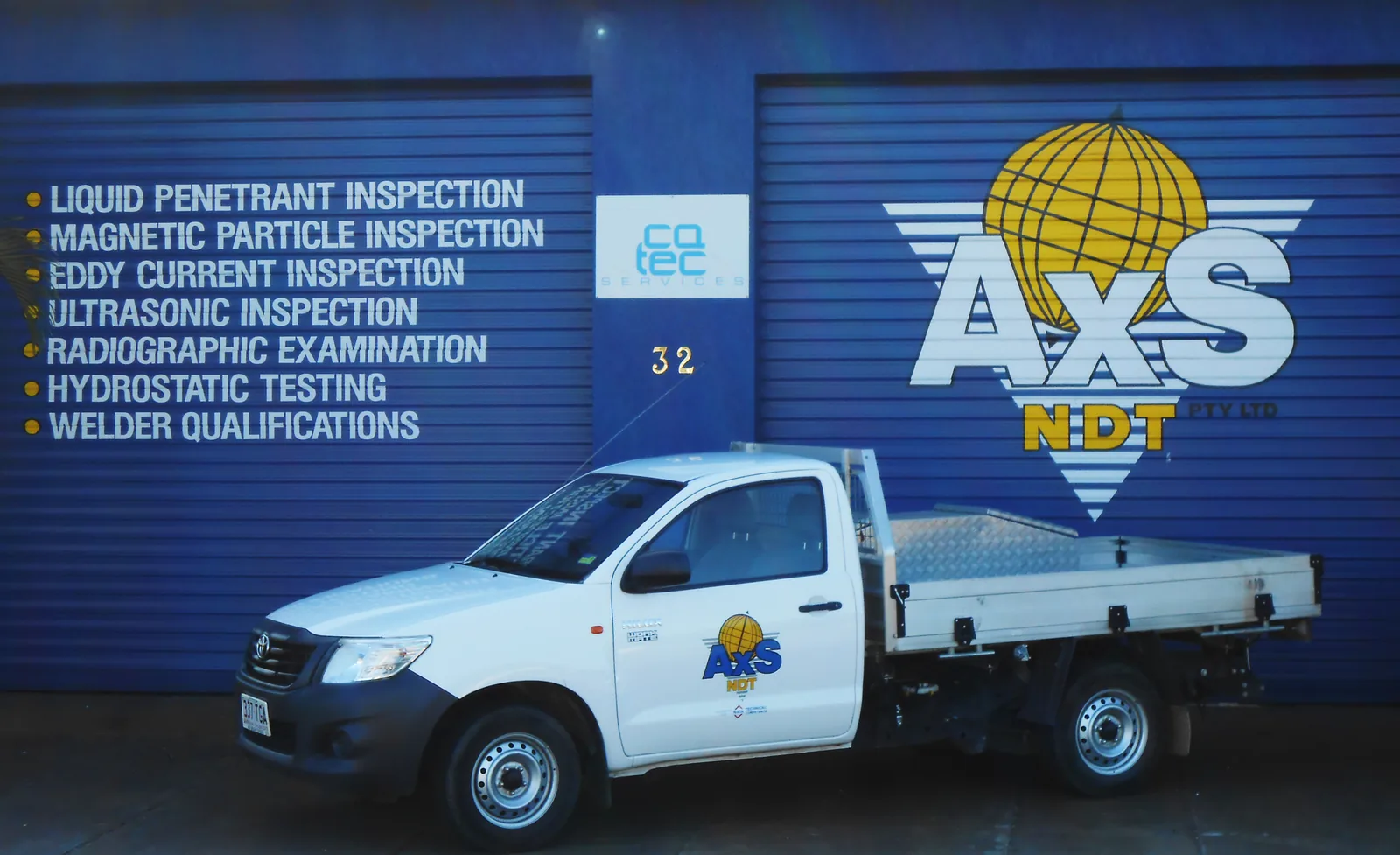 AXS NDT field vehicle listing inspection methods